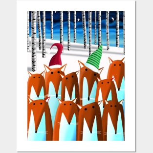 A Foxy Christmas Posters and Art